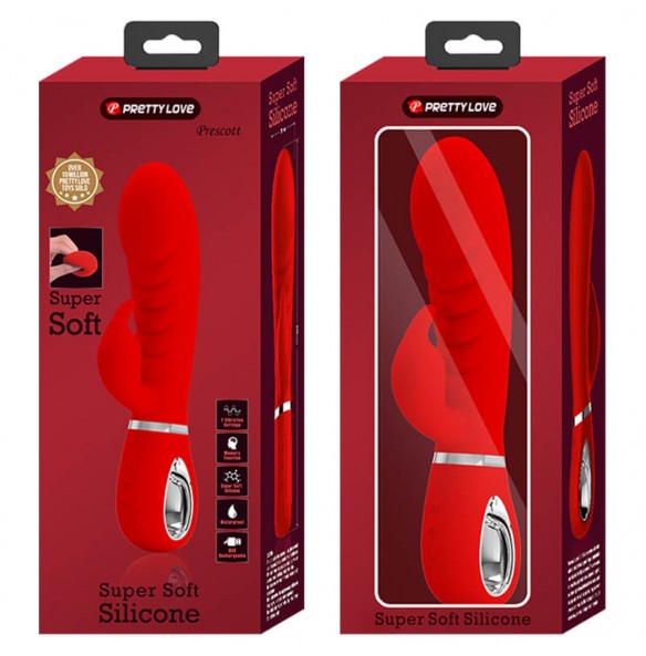 PRETTY LOVE - Prescott Wand Vibrator (Chargeable - Red) PRETTY LOVE - Prescott Wand Vibrator (Chargeable - Red)
